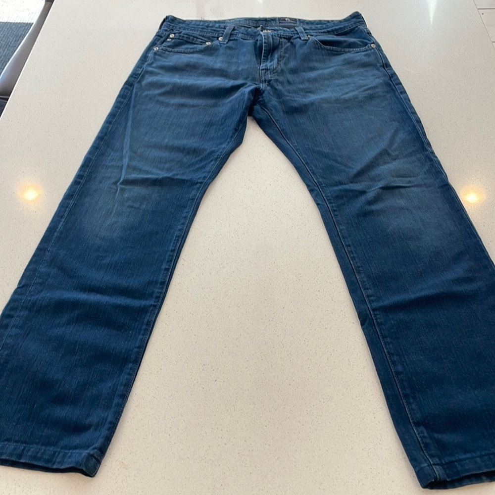 Adriano Goldschmied Mens Blue Denim Jeans